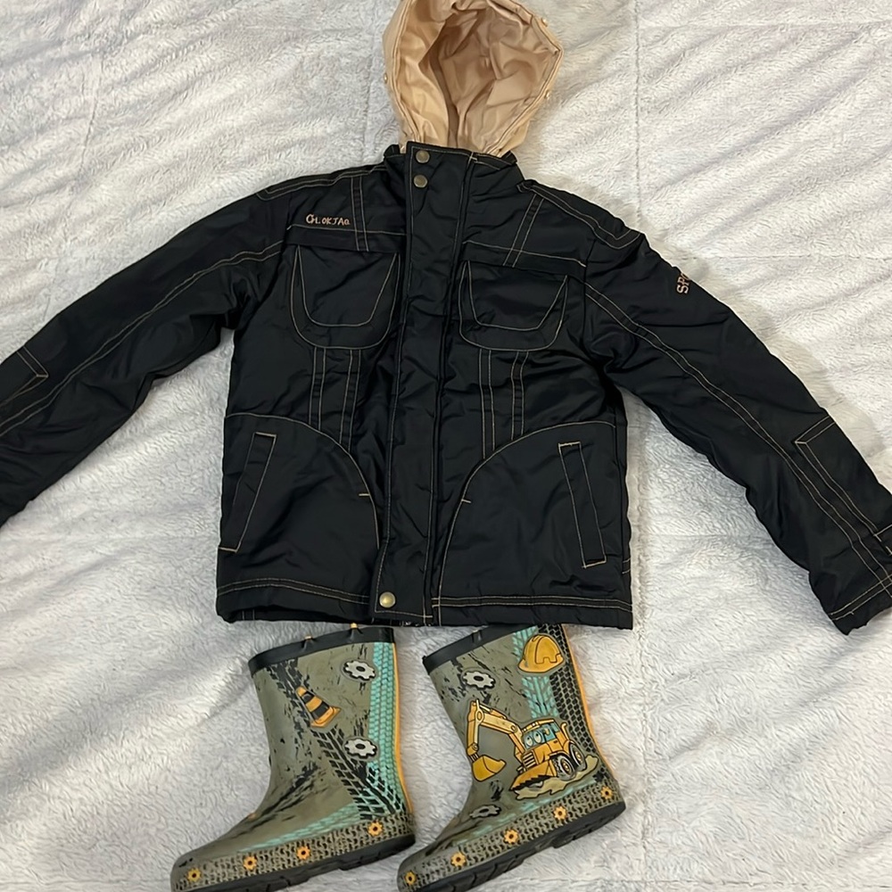 Jacket combo size 6 with boots size 12